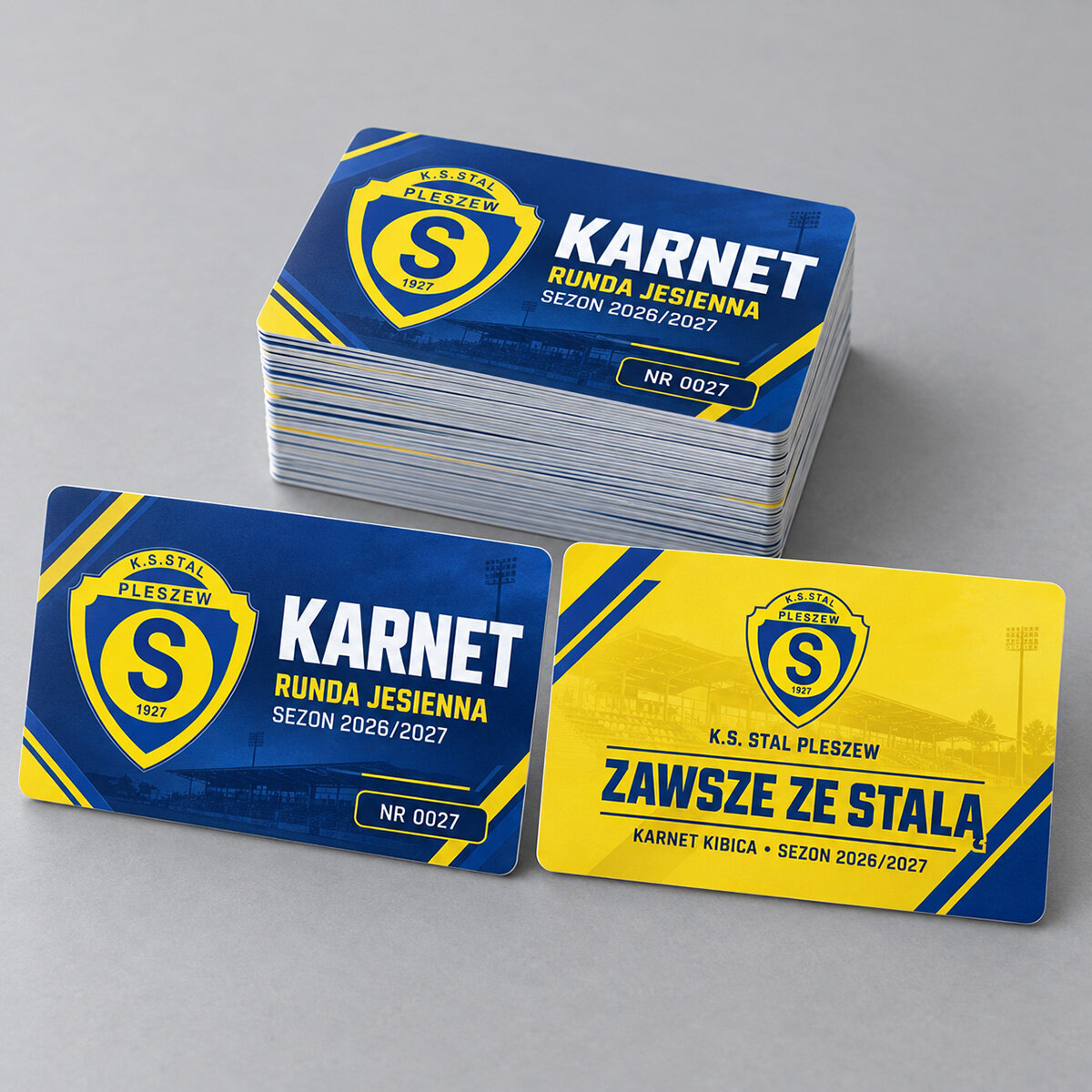 Karnety plastikowe