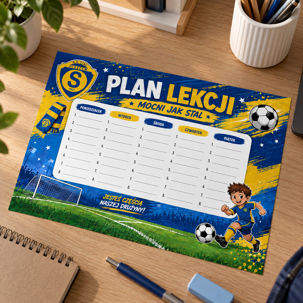 Personalizowany plan lekcji dla klubu